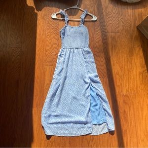 Abercrombie & Fitch Blue floral midi dress